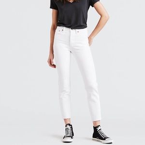 Levis Wedgie Straight Cropped Jeans